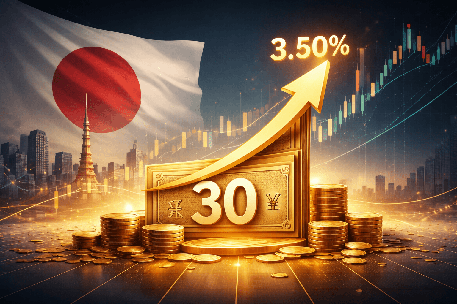 Japan’s 30-Year Government Bond Yield Hits Record 3.50%