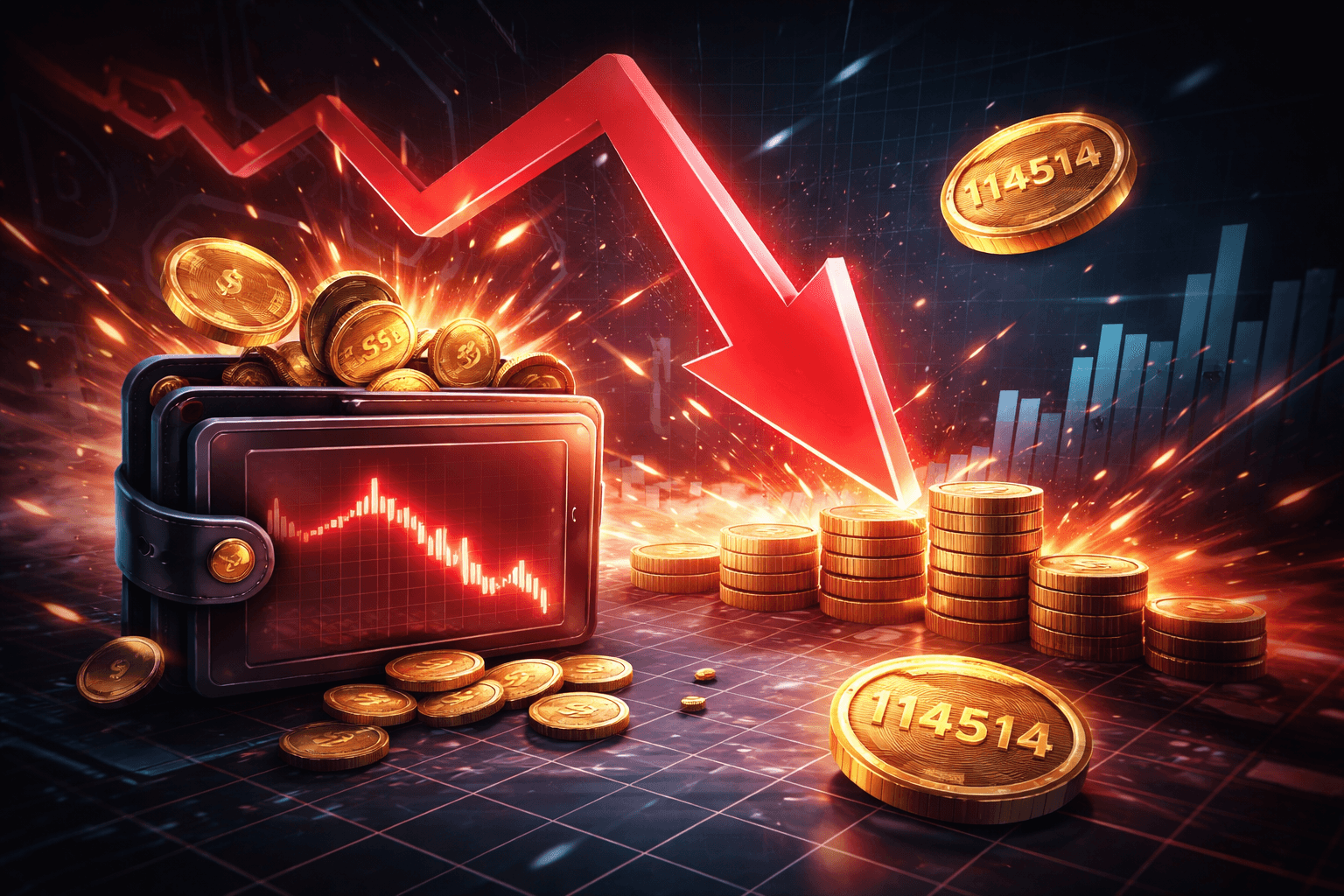 New Wallet Suffers 86% Loss After 114514 Token Crash