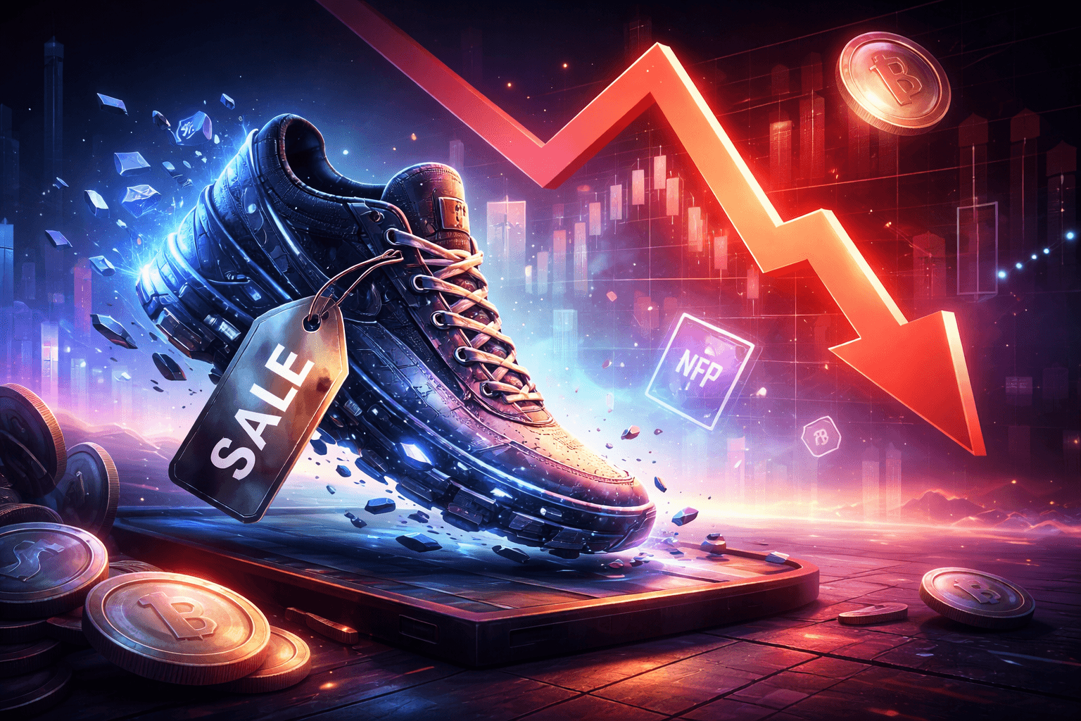 Nike Sells RTFKT Amid Sharp Decline in NFT Market Value