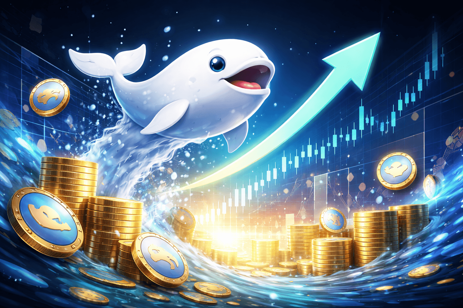 WhiteWhale Meme Coin Jumps 50x to Exceed $100 Million Market Cap