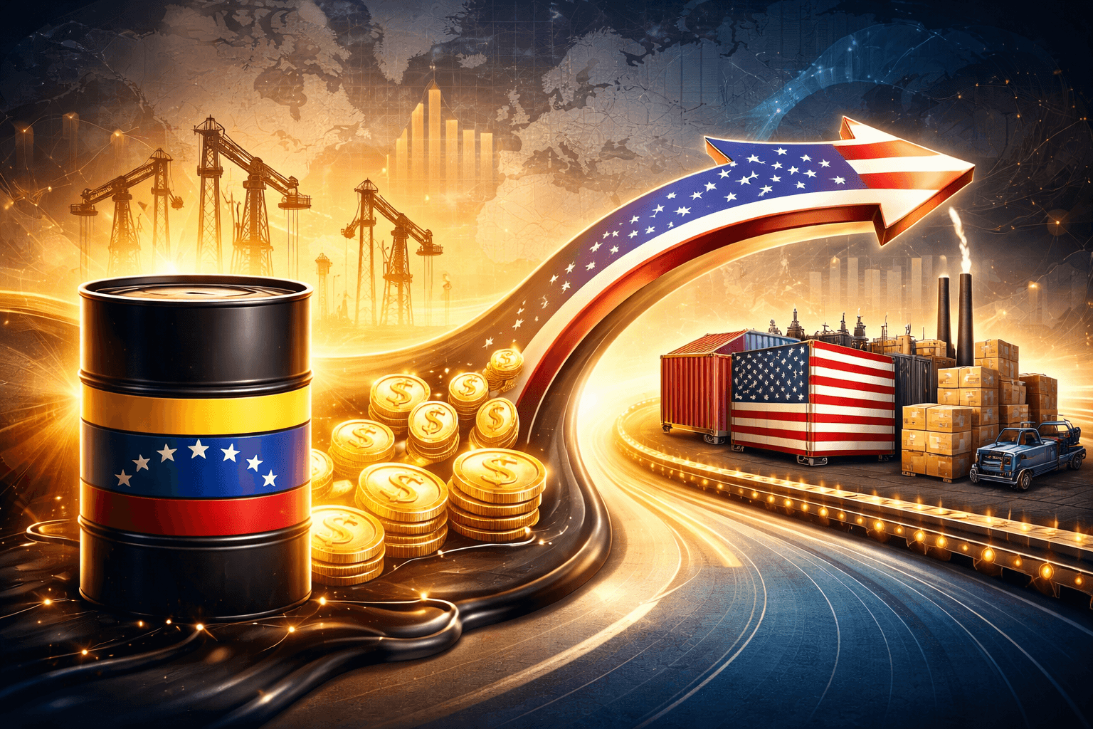 President Trump States Venezuela to Buy Only U.S.-Made Goods with New Oil Deal Revenues