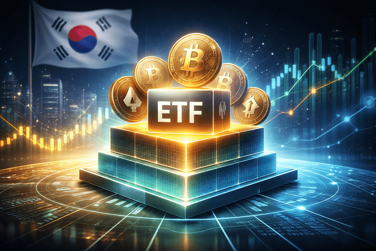 韓国財務省、デジタル資産スポットETFの計画を発表