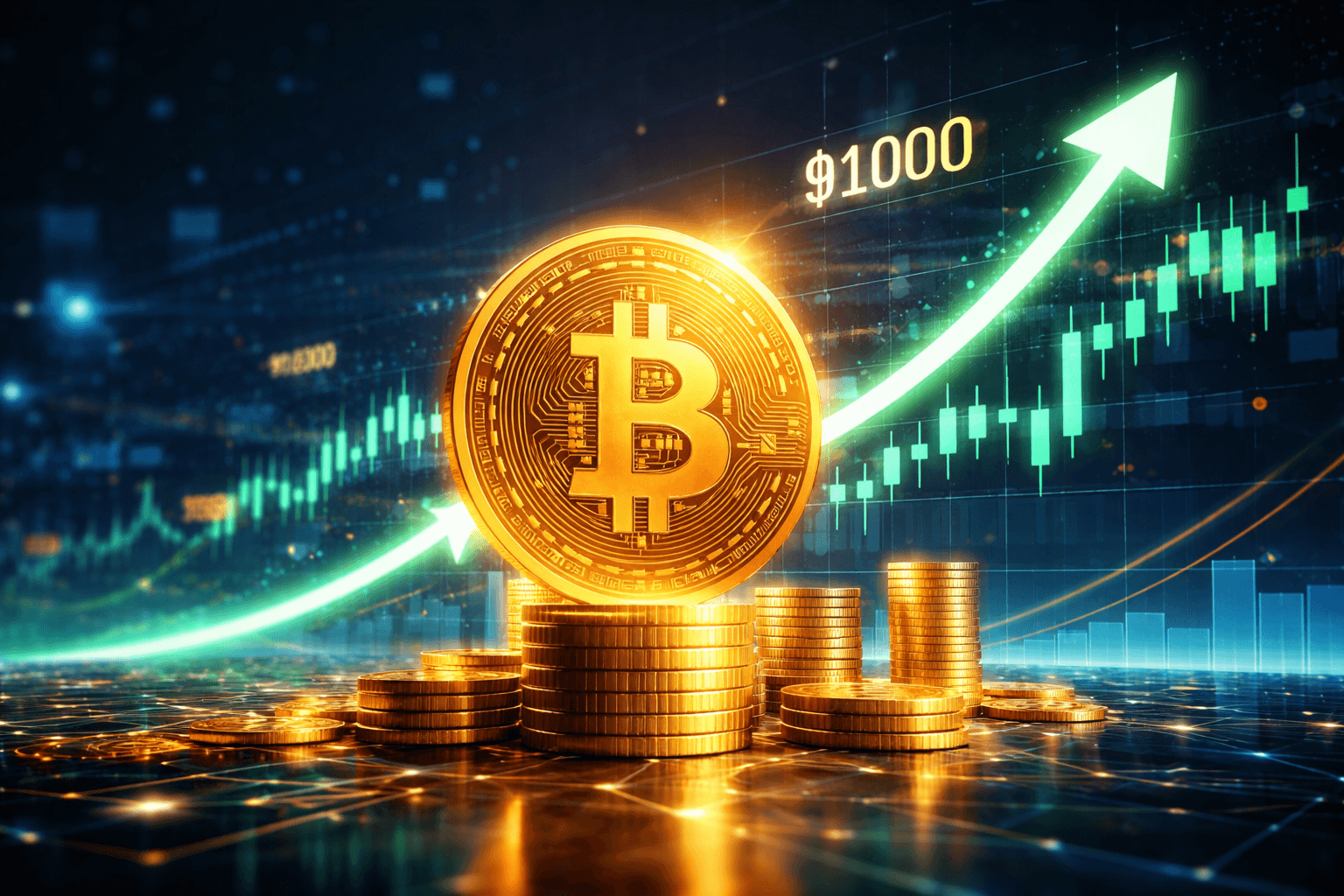 ビットコインがOKX取引所で91,000テザー（USDT）を突破