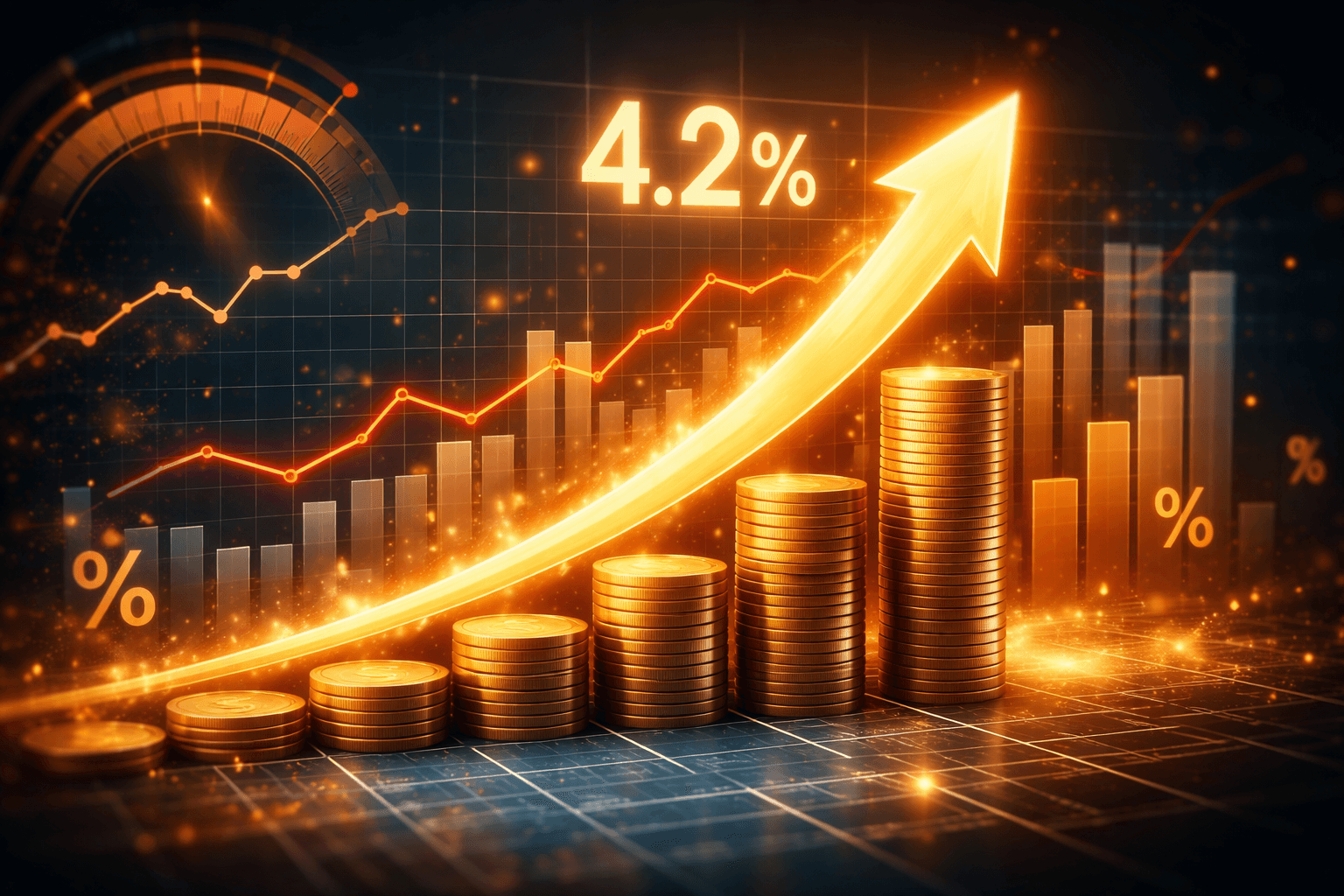U.S. January Inflation Expectation Slightly Exceeds Forecast at 4.2%
