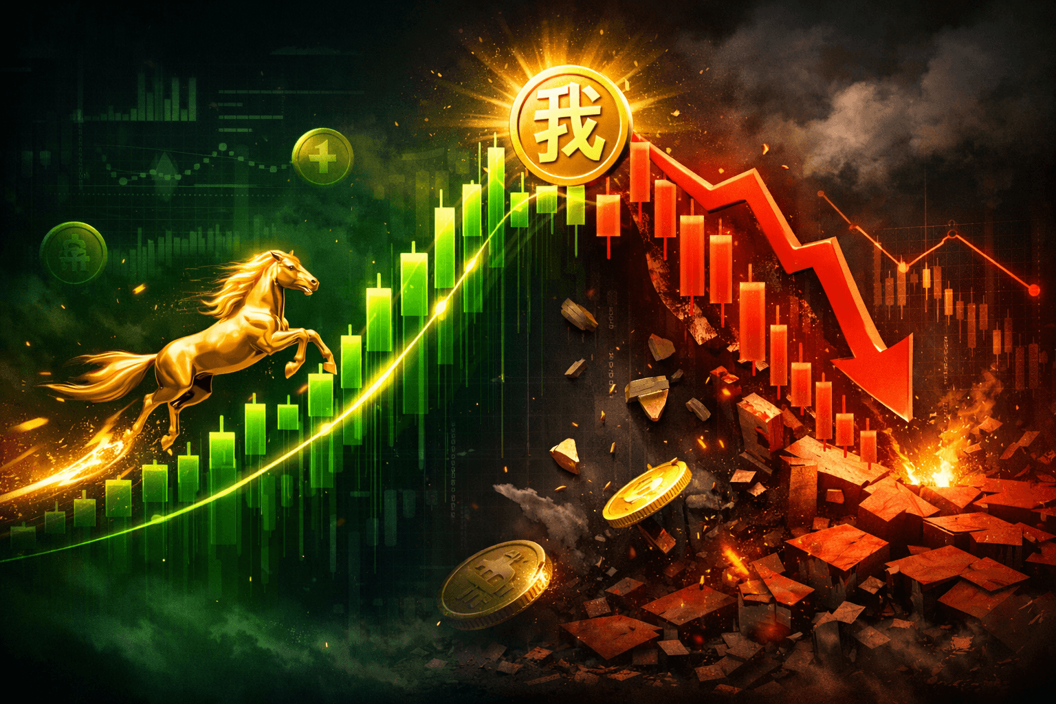 Chinese Meme Token '我踏马来了' Briefly Hits $52M Market Cap, Drops to $39.3M