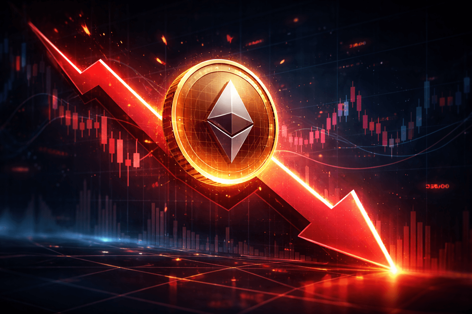 Ethereum Price Falls Below $3,100 on OKX Exchange
