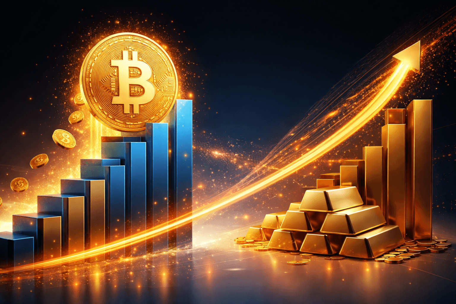 Bitcoin ETFs See 600% Higher Inflows Than Gold ETFs Since Launch