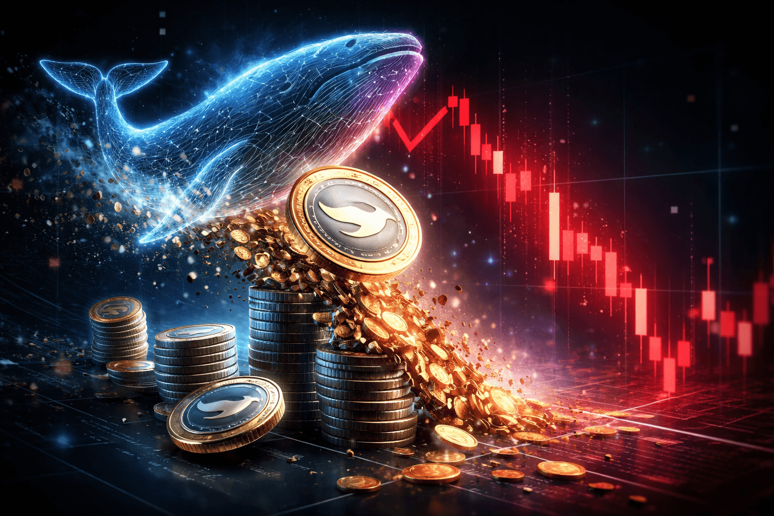 Whale '8Ldjm' Sells $912K in WHITEWHALE Tokens