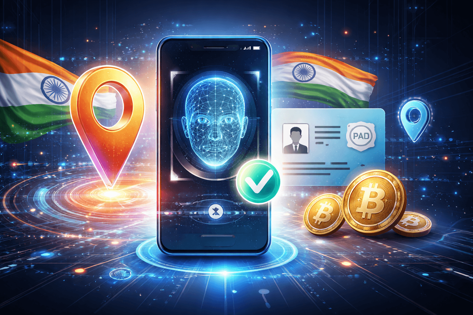 India’s Financial Intelligence Unit (India anti-money-laundering agency) Mandates Real-Time Selfie and Geolocation Checks for Crypto Platforms
