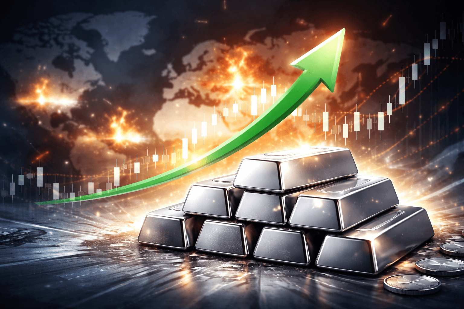 Silver Prices Surge Past $83 Amid Geopolitical Tensions