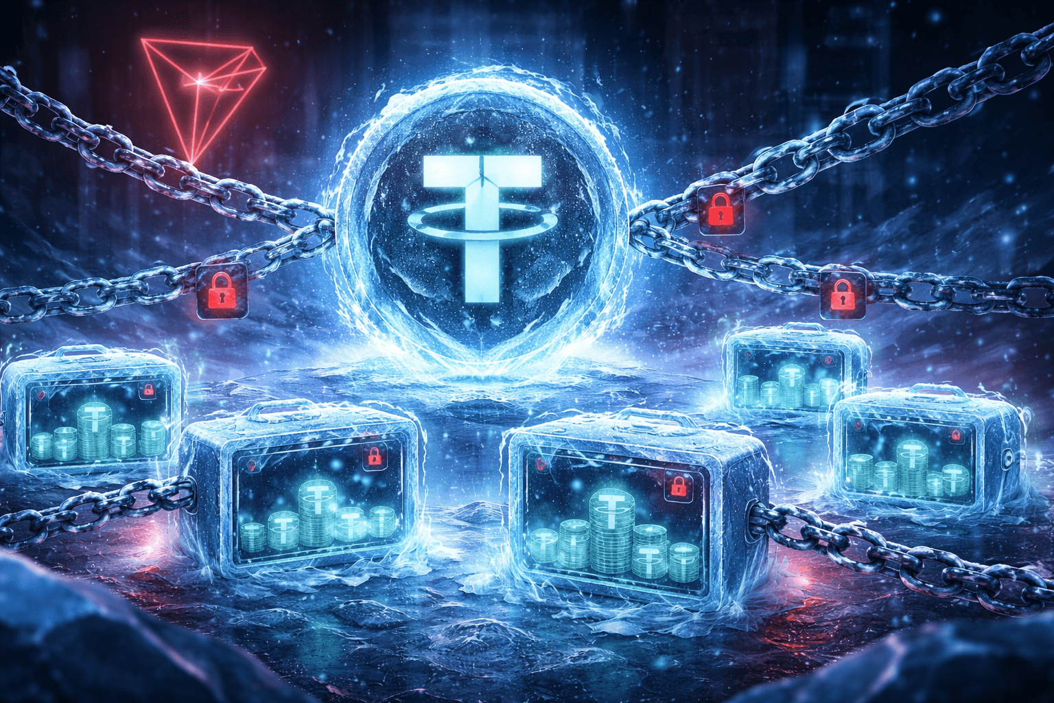 Tether Freezes $182 Million USDT in Five Tron Wallets Within 24 Hours