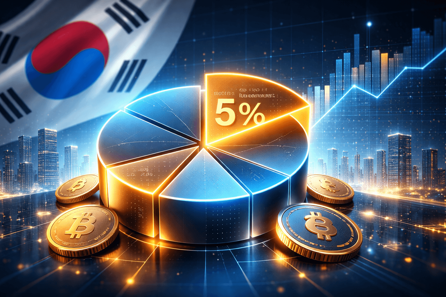 South Korea Proposes 5% Limit on Corporate Crypto Investments