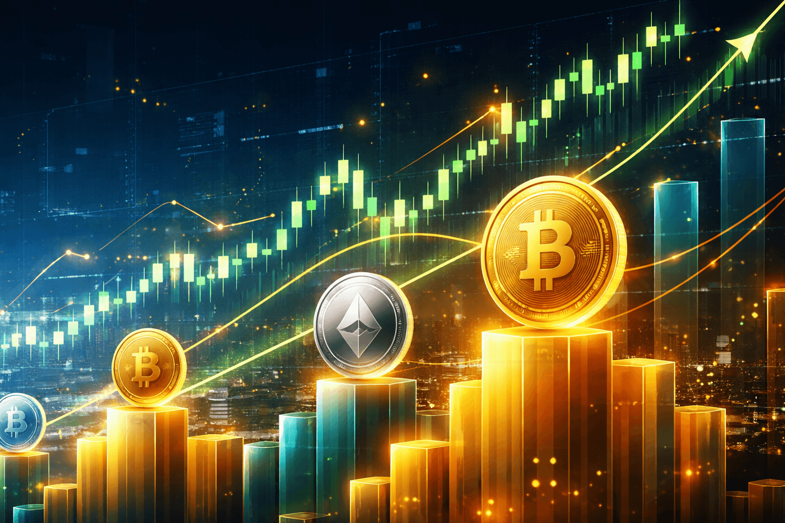 US Stocks Open Higher, Crypto-Linked Shares See Mixed Performance