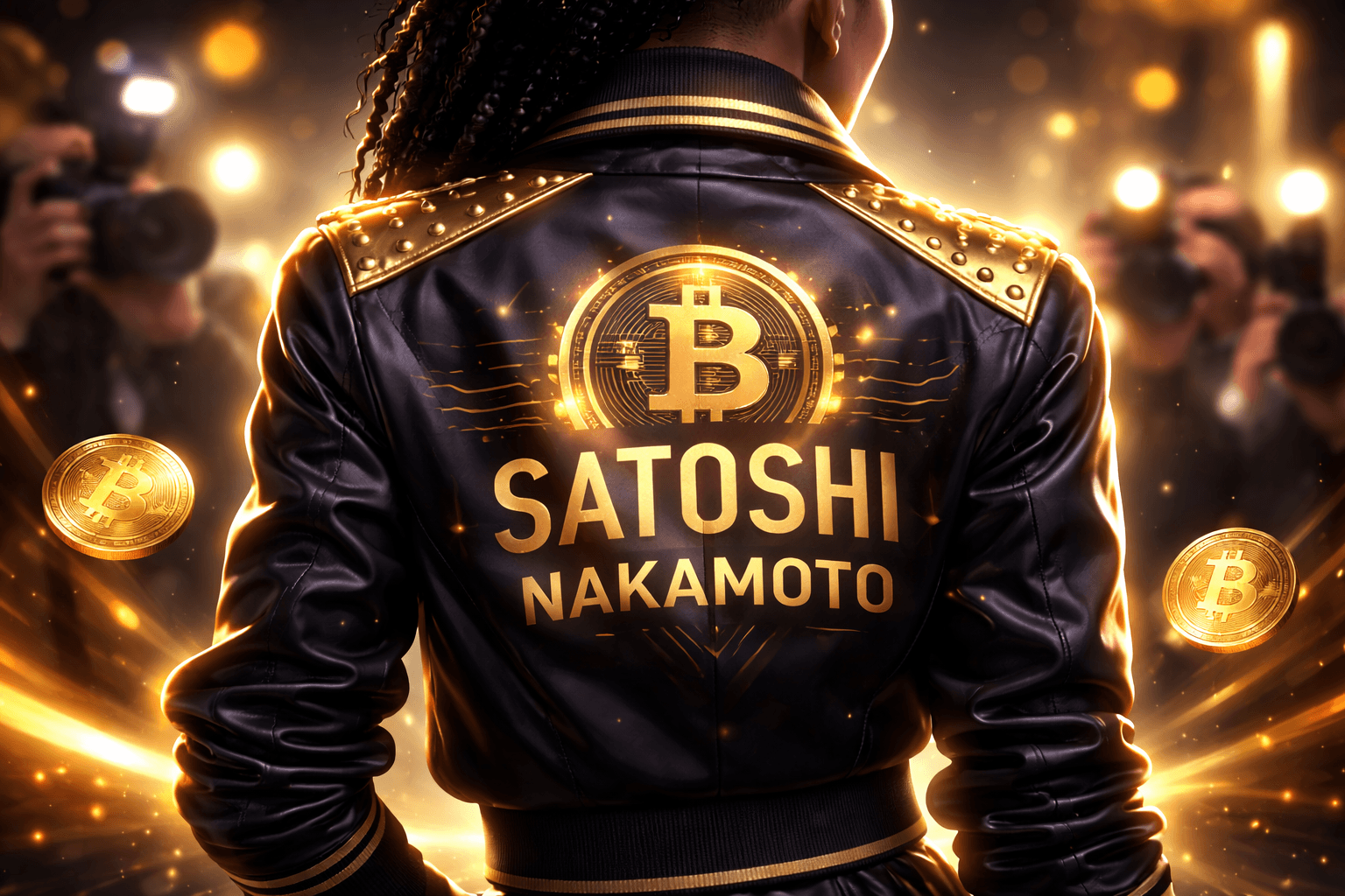 Teyana Taylor Wears Satoshi Nakamoto Jacket at Golden Globes Event