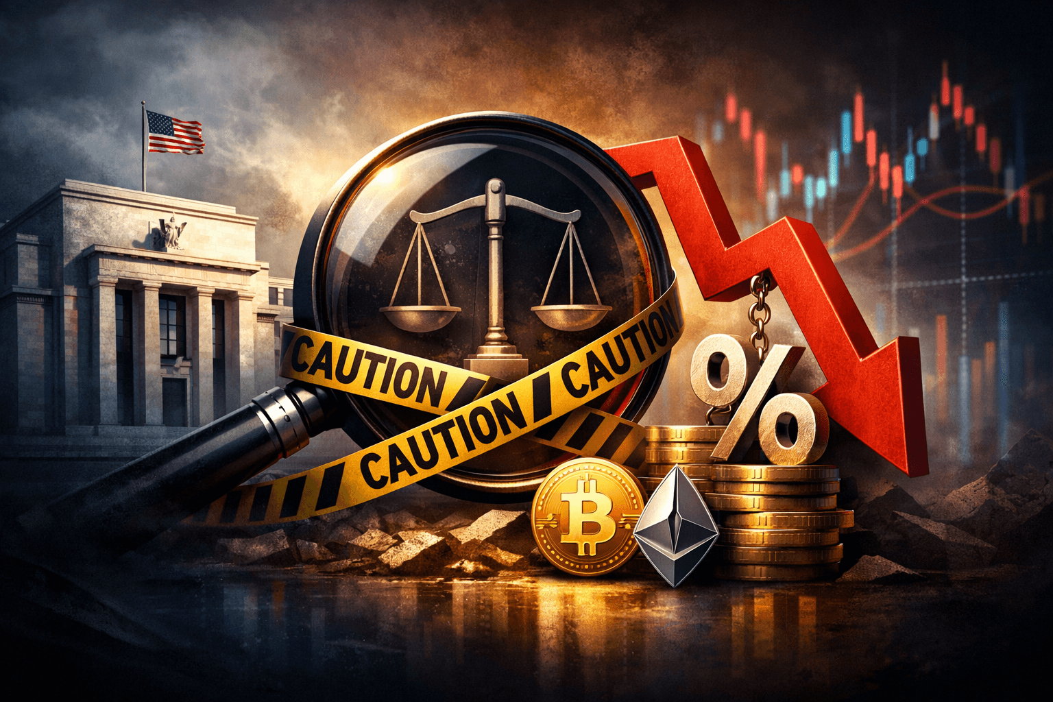 Bank of America Warns Powell Investigation May Delay US Rate Cuts