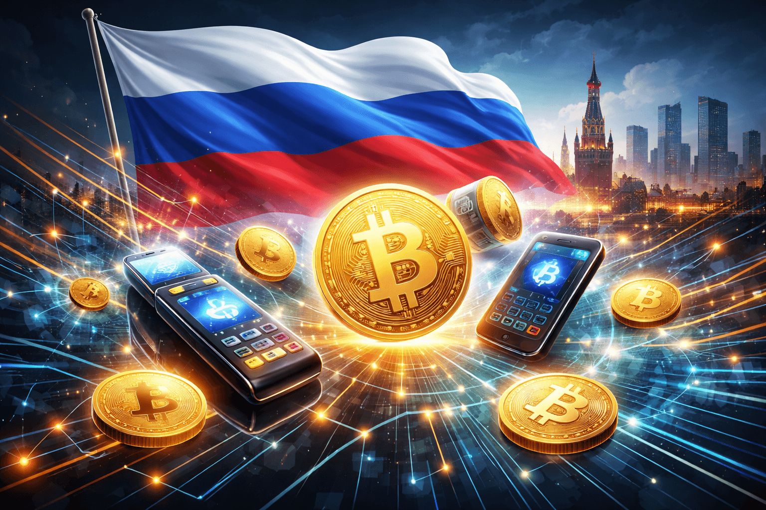 ロシアが仮想通貨を日常的な取引に統合へ移行
