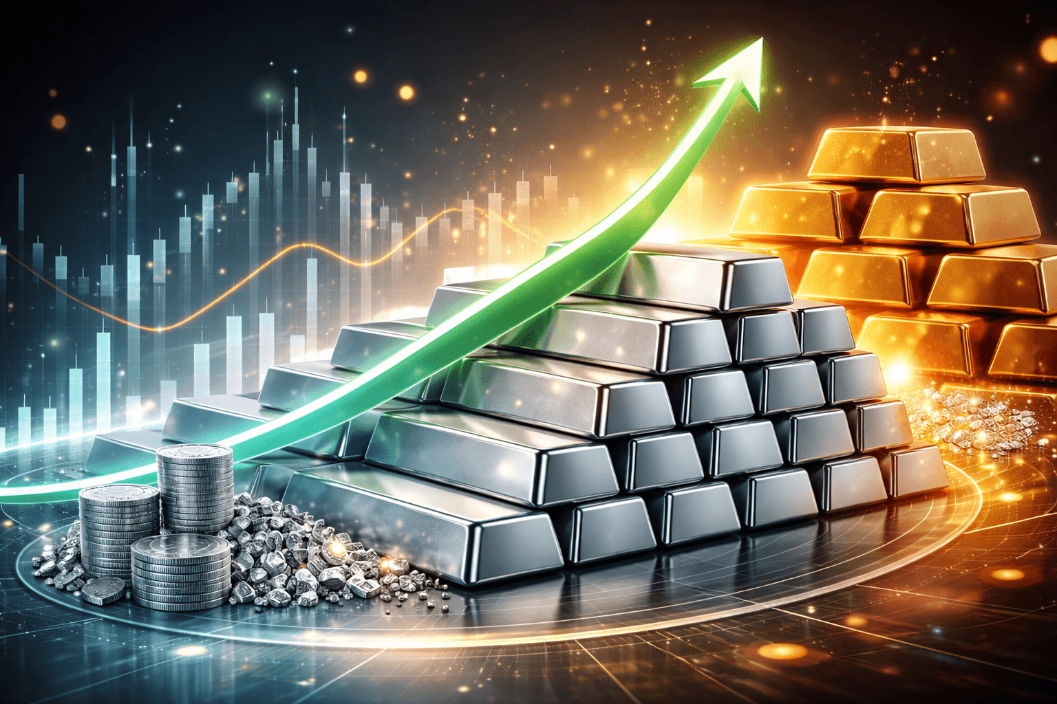 Spot Silver Market Cap Surpasses $5 Trillion, Second Only to Gold