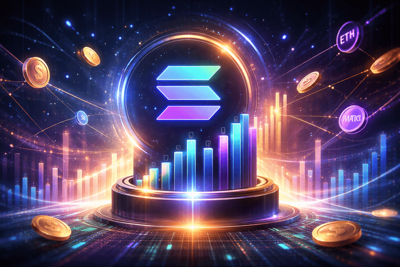 Solana Leads All Layer 1 and Layer 2 Chains in Daily DApp Revenue and DEX Volume