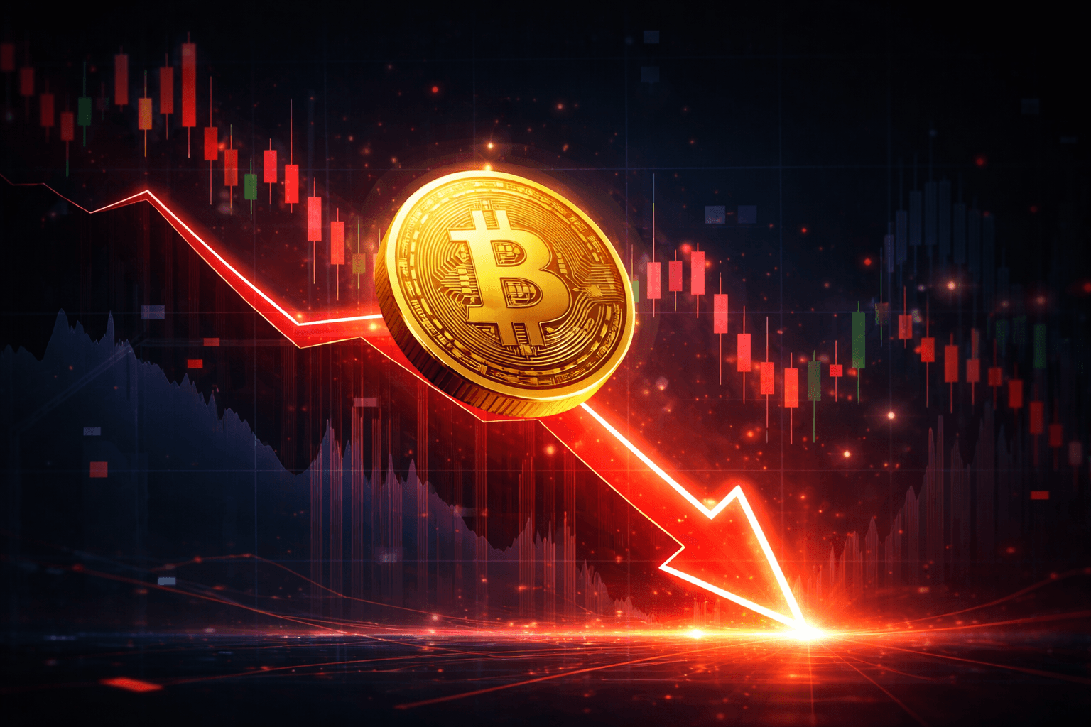 OKXのデータでビットコインが95,000テザー（USDT）を下回る