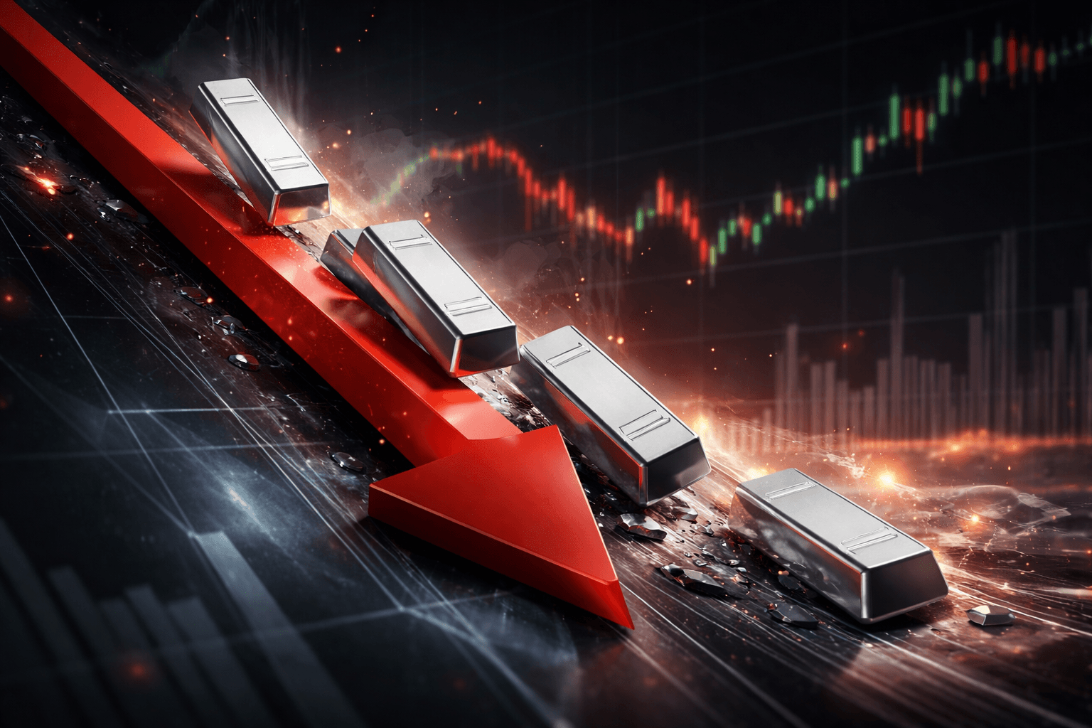 Silver Prices Fall 8% Minutes After Record High