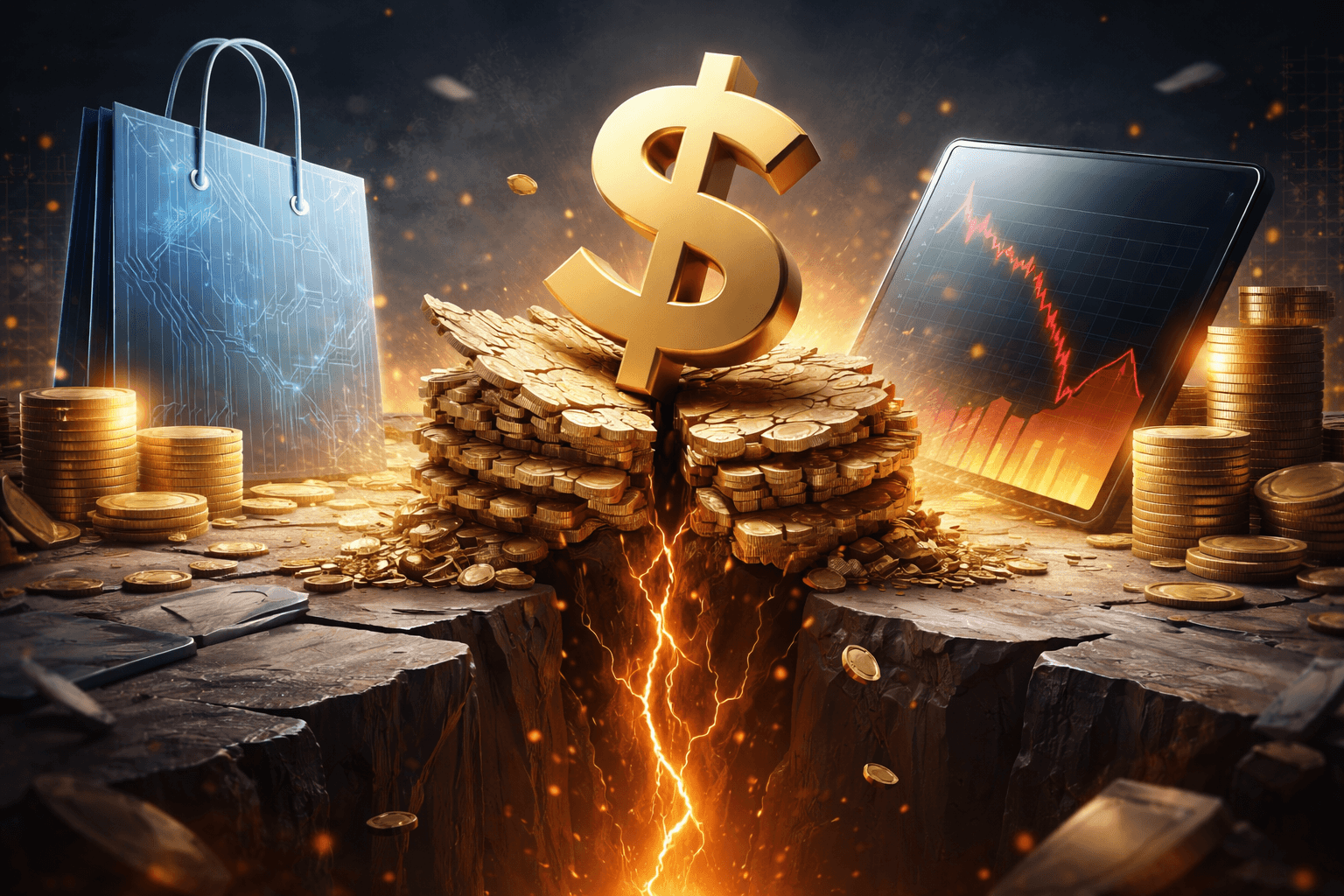 アマゾンの4億7500万ドルのサックス・グローバル投資、破産申請後にリスクに直面