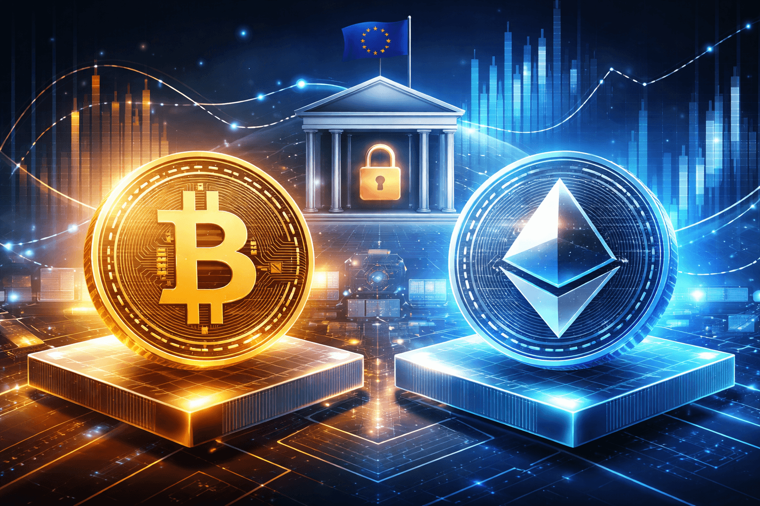 KBCグループ、MiCA規則の下で個人向けビットコインおよびイーサリアム取引を開始