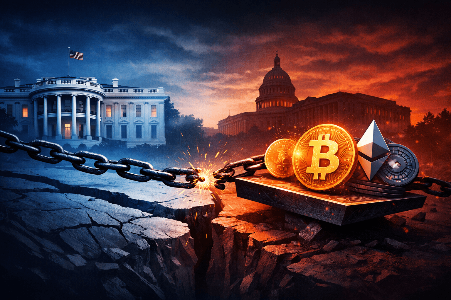 Coinbase CEO Denies Reports of White House Retreat on Crypto Bill Support