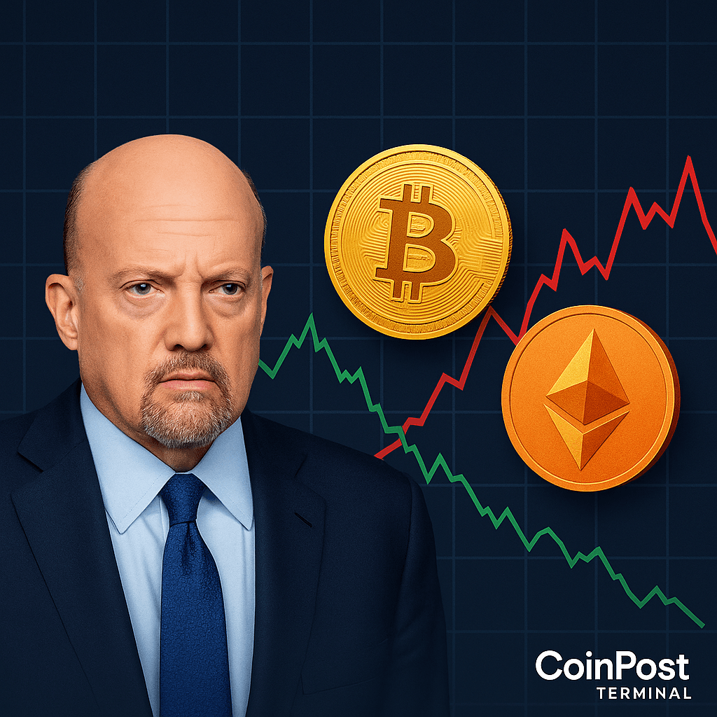 Jim Cramer Advocates for Bitcoin and Ethereum as Hedge Against National Debt
