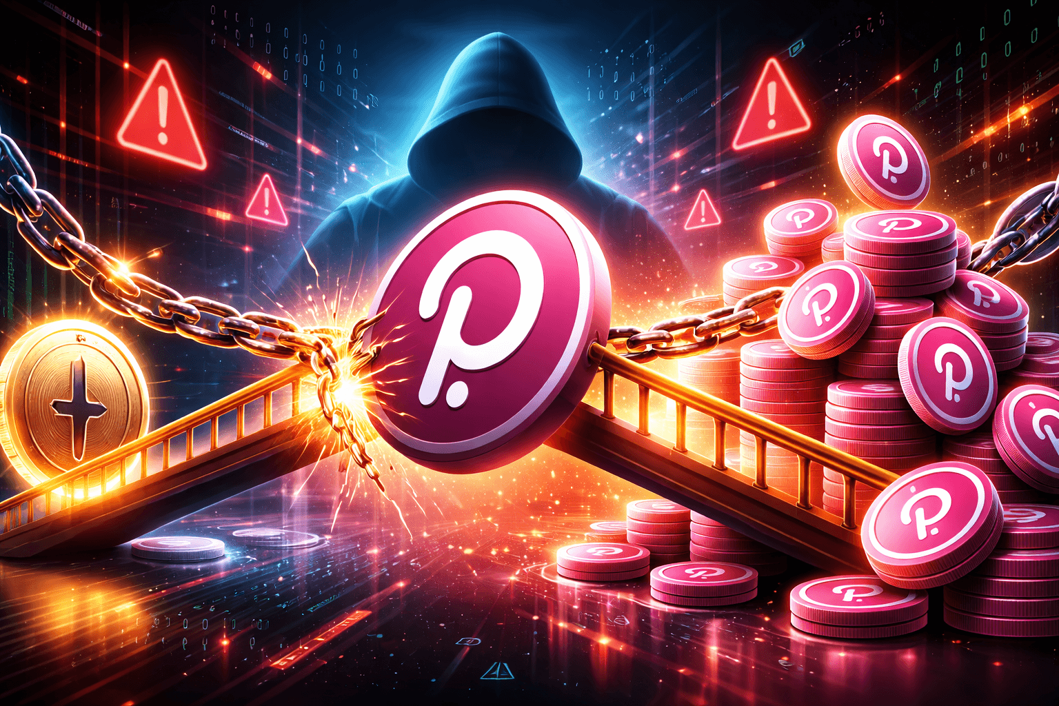 ポルカドットのブリッジ脆弱性悪用、10億DOTが不正ミントされたと報道