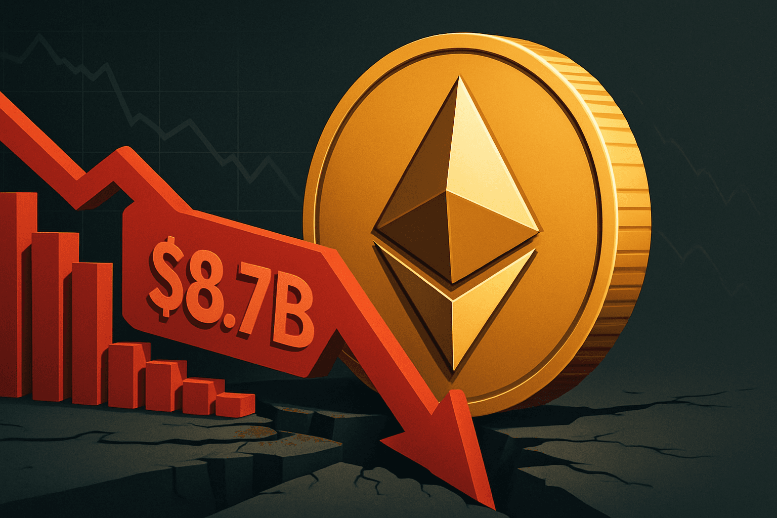 Bitmine’s Ethereum Investment Shows $8.7 Billion Unrealized Loss, Post Says