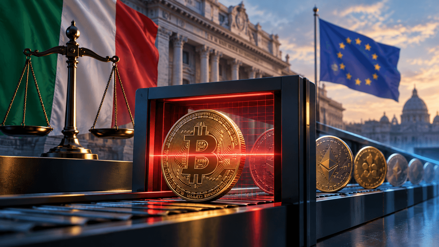 Bank of Italy mandates sanctions screening for every crypto transfer