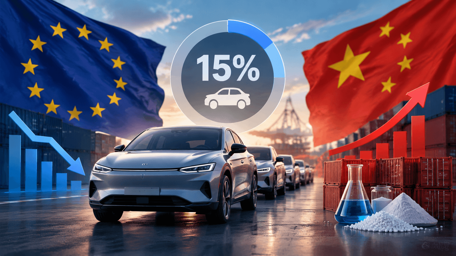Brussels wants Beijing to limit Chinese hybrid sales to around 15% of EU market