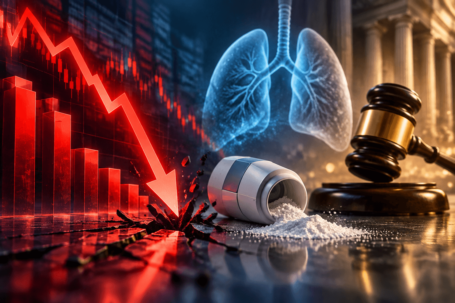 Liquidia shares plunge nearly 50% after court finds YUTREPIA patent infringement
