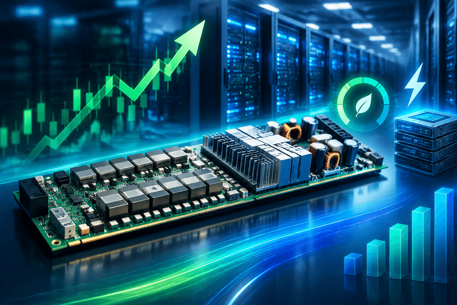 Navitas unveils 24 kW 800 V-to-12 V AI power board with Nvidia