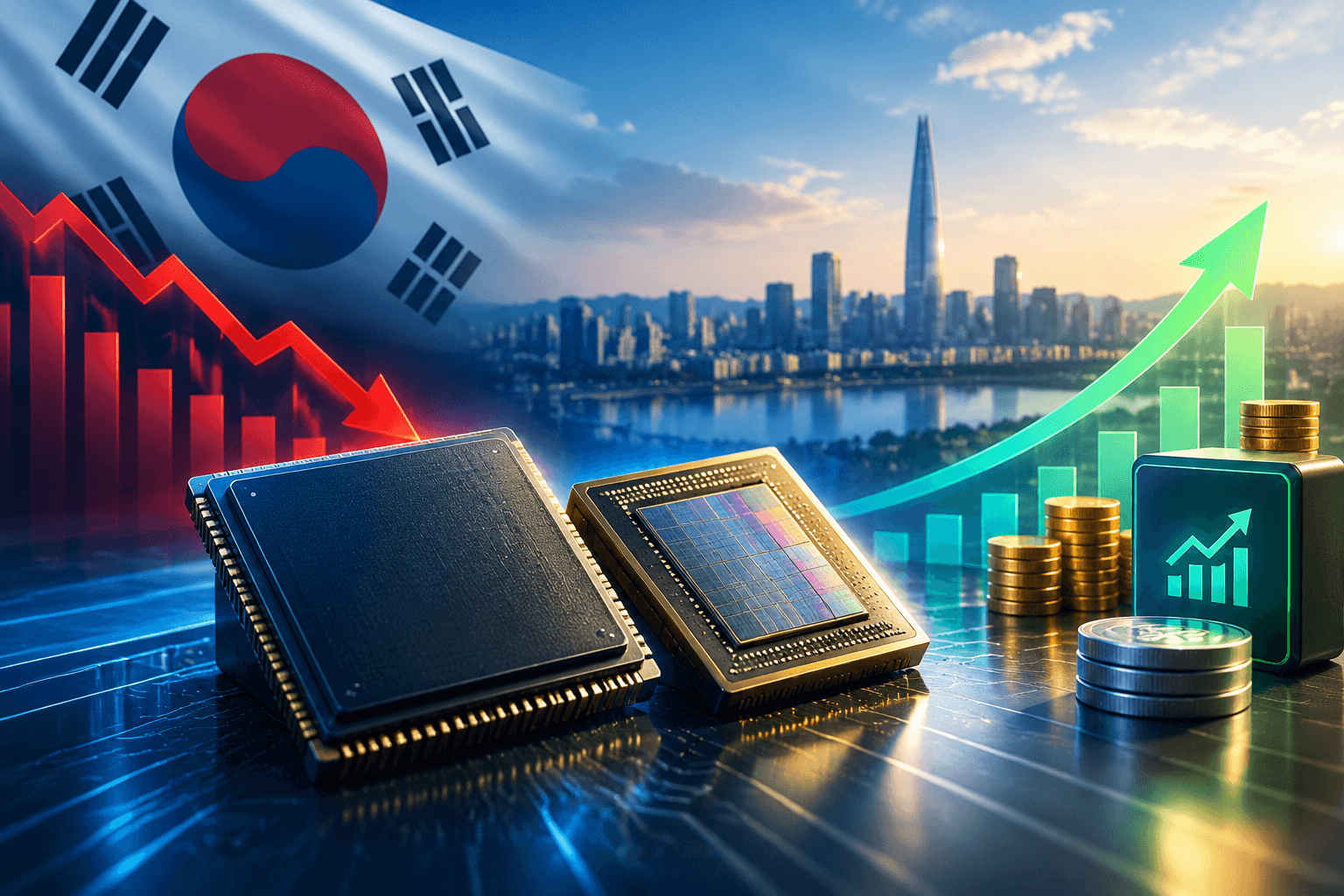 Foreign investors’ KOSPI sales concentrate 87% in Samsung Electronics and SK hynix