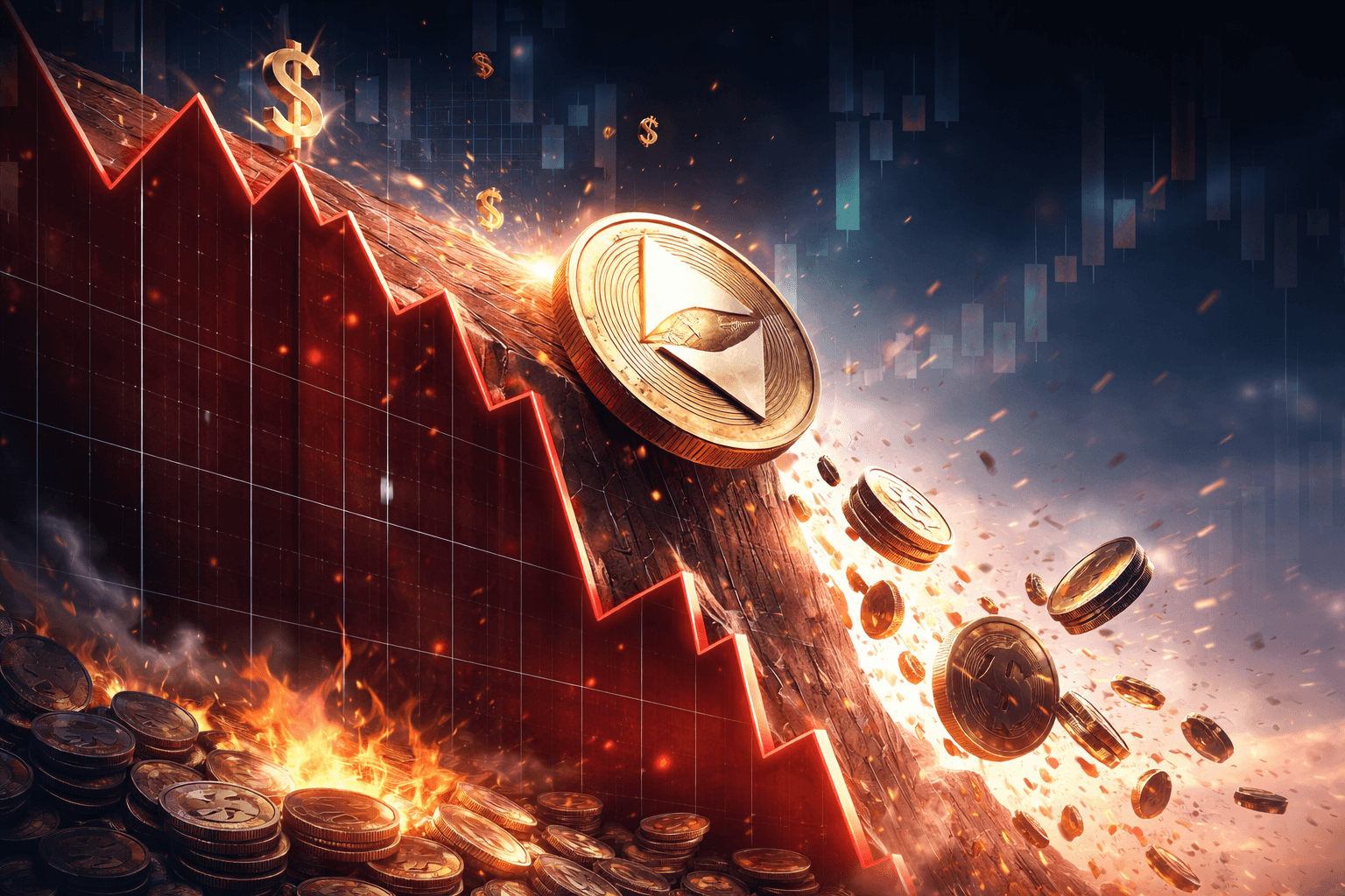 Trend Research Sells Entire Ethereum Holdings in $1.354 Billion Liquidation, Records $373 Million Net Loss