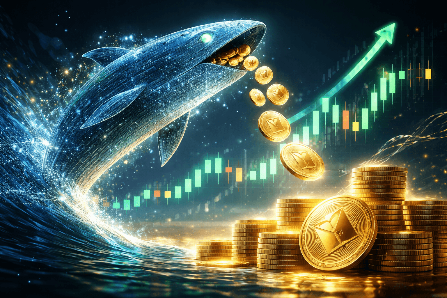 Whale Realizes $1.31 Million ETH Profit Before Re-entering with Leverage