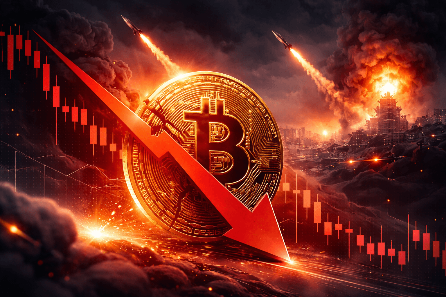 Bitcoin Drops Below $64,000 Amid Israel Strikes on Iran