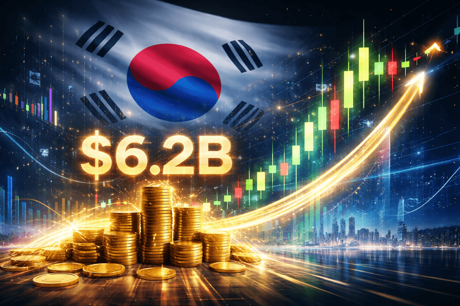 South Korea ETF Trading Volume Hits Record $6.2 Billion