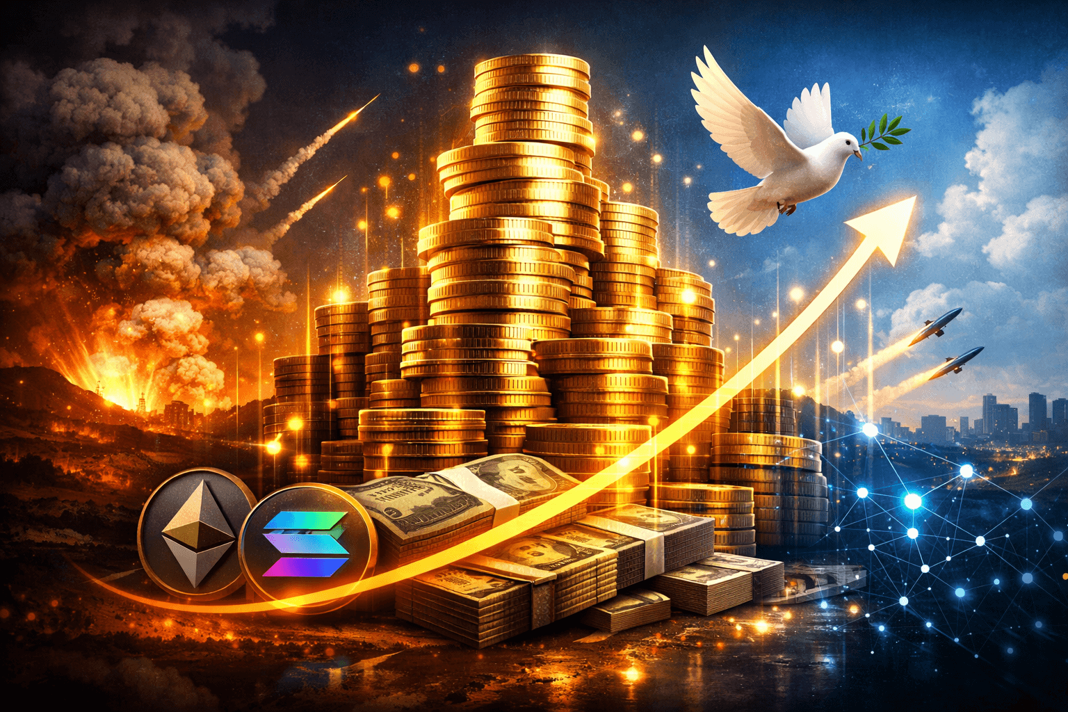 Polymarketのトレーダー、停戦賭けで約$13,000を約$475,000に増加