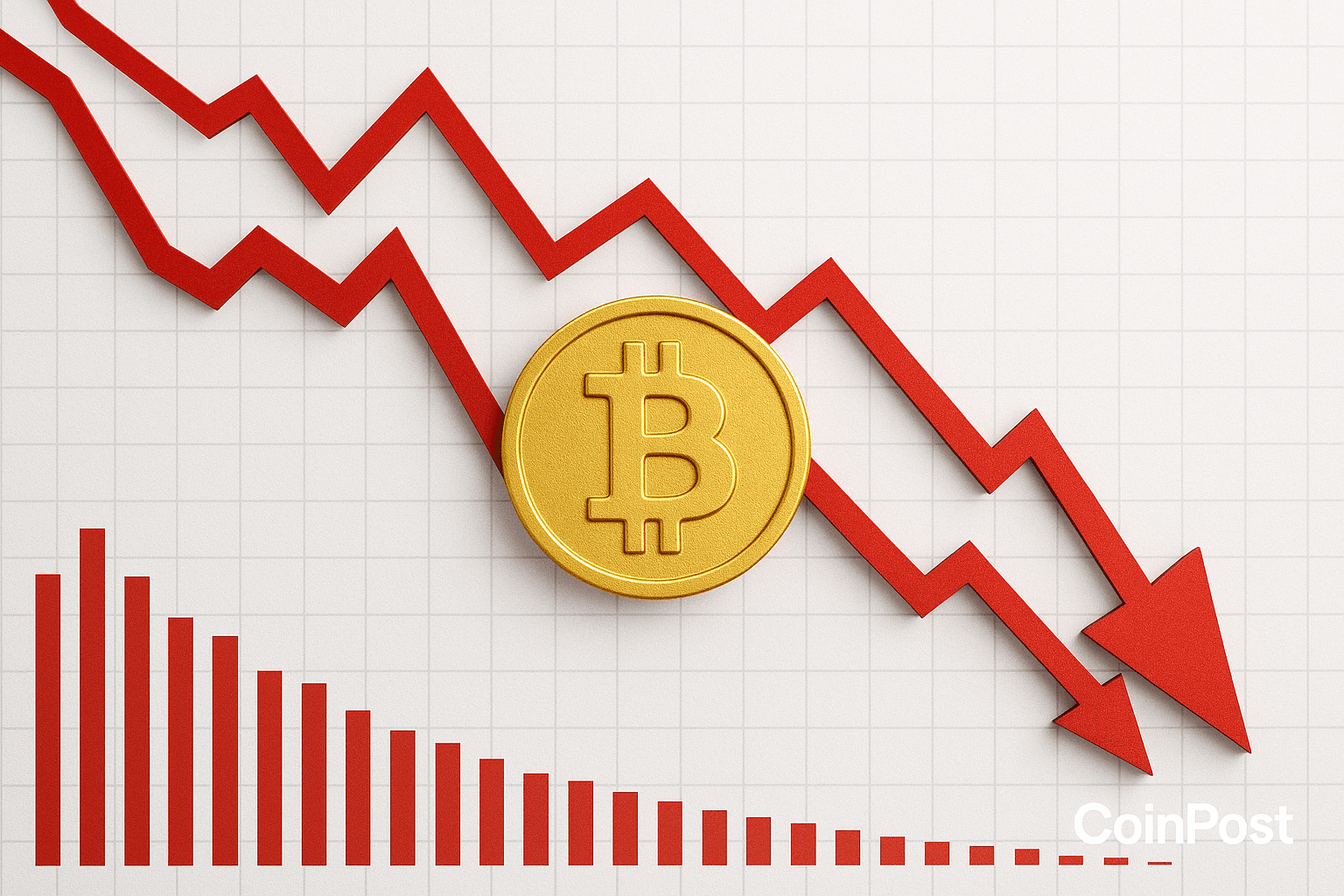 ビットコイン11万ドル割れ、24時間で9億400万ドルが清算