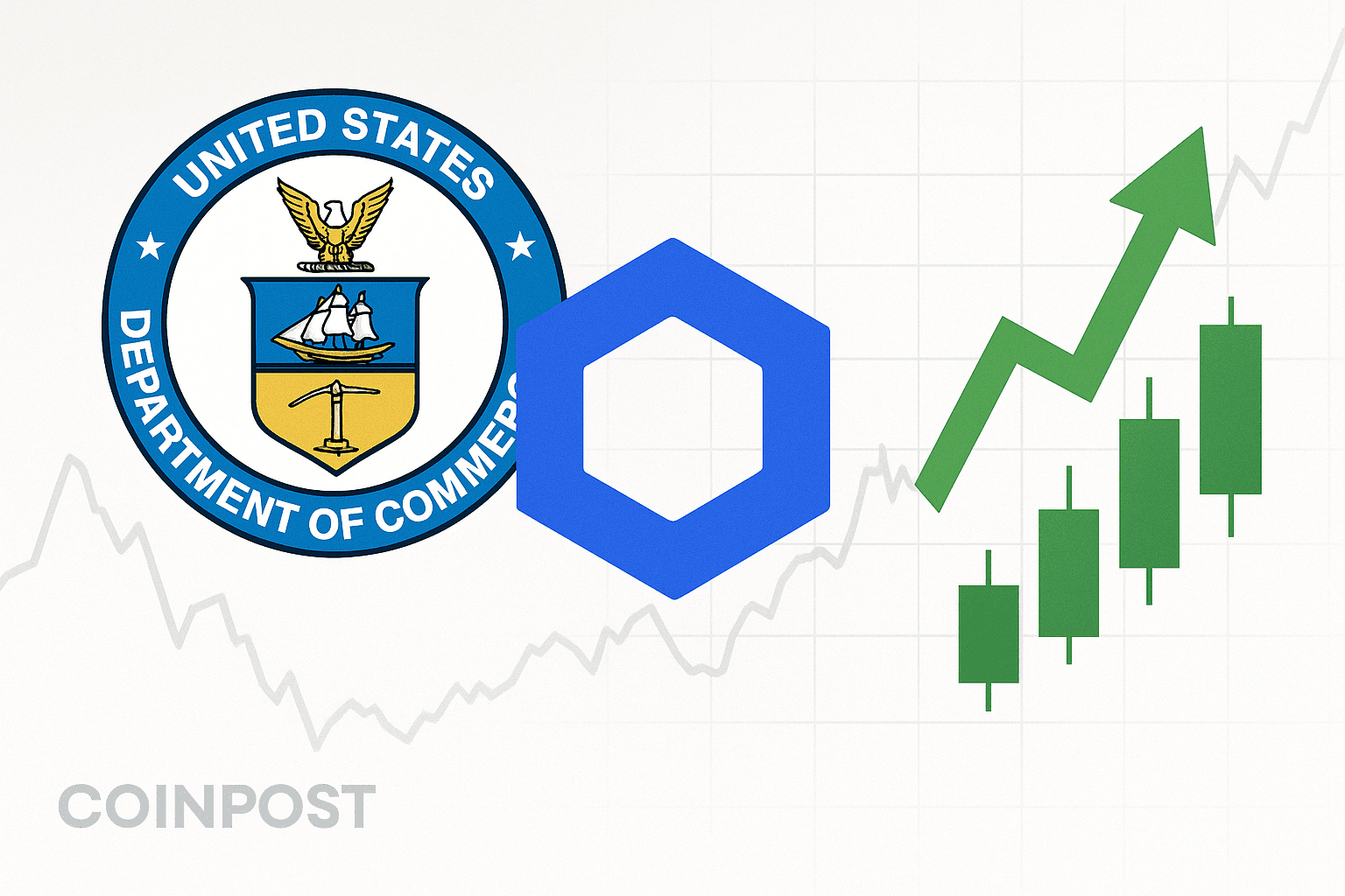 チェーンリンクと米商務省の協力、LINK価格を5%押し上げ