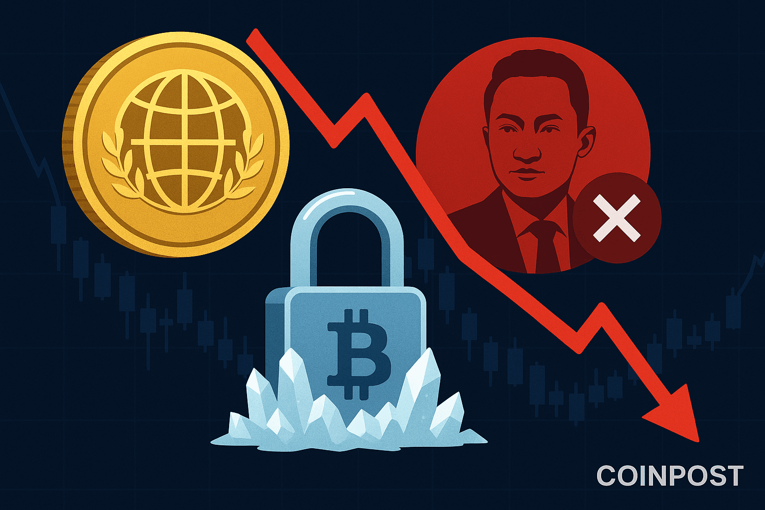 ワールドリバティ、ジャスティン・サン関連アドレスをブラックリスト化し約30億トークンを凍結