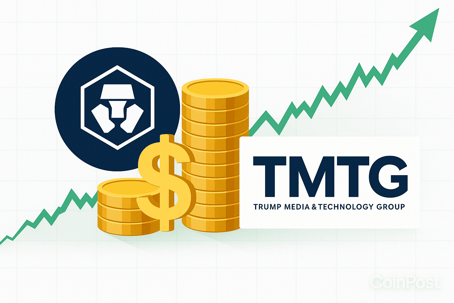 トランプ・メディア&テクノロジー・グループ、Crypto.comから10億ドル相当のクロノス(CRO)トークンを取得