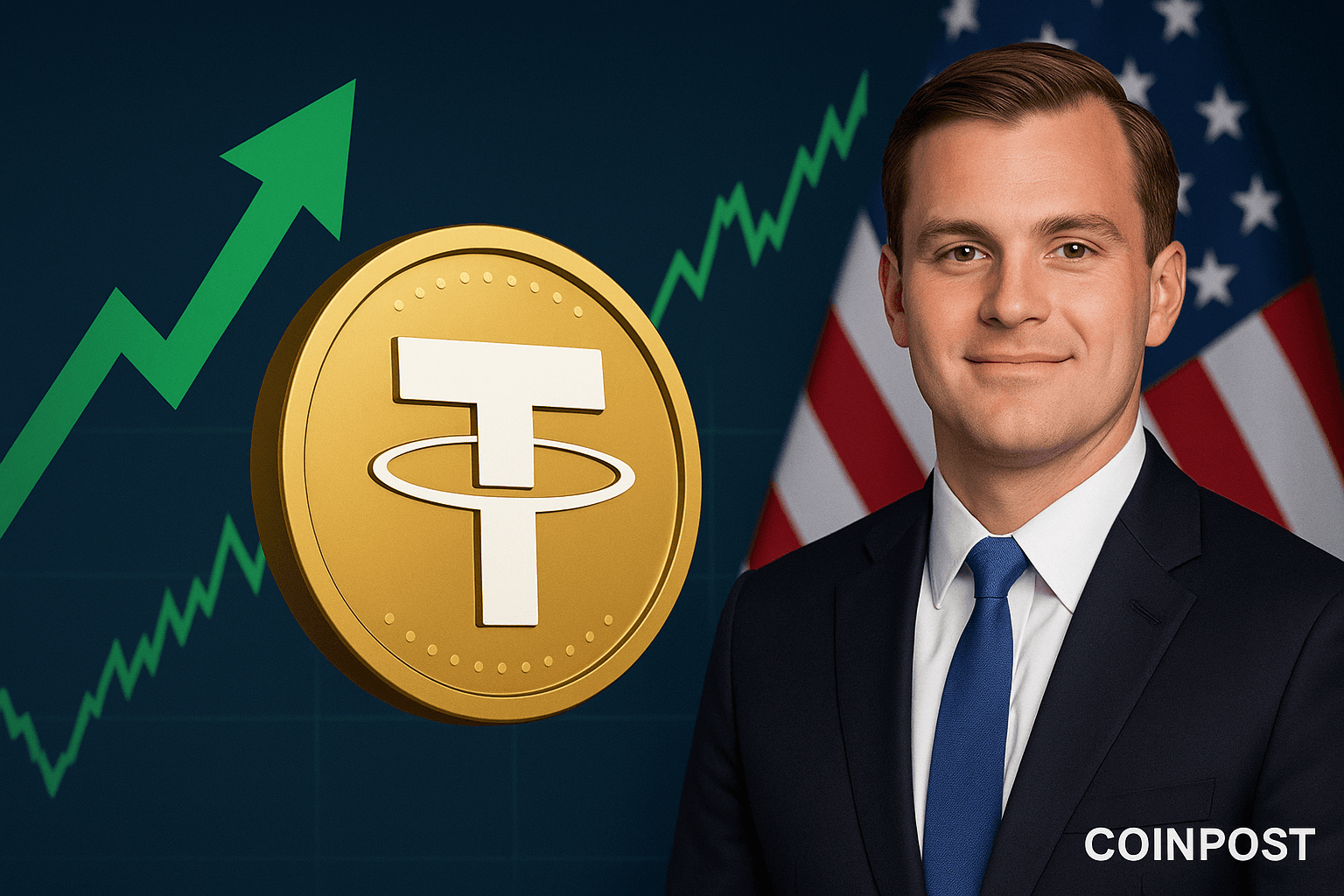 テザー、元ホワイトハウス顧問をCEOに起用しUSATステーブルコインを発表