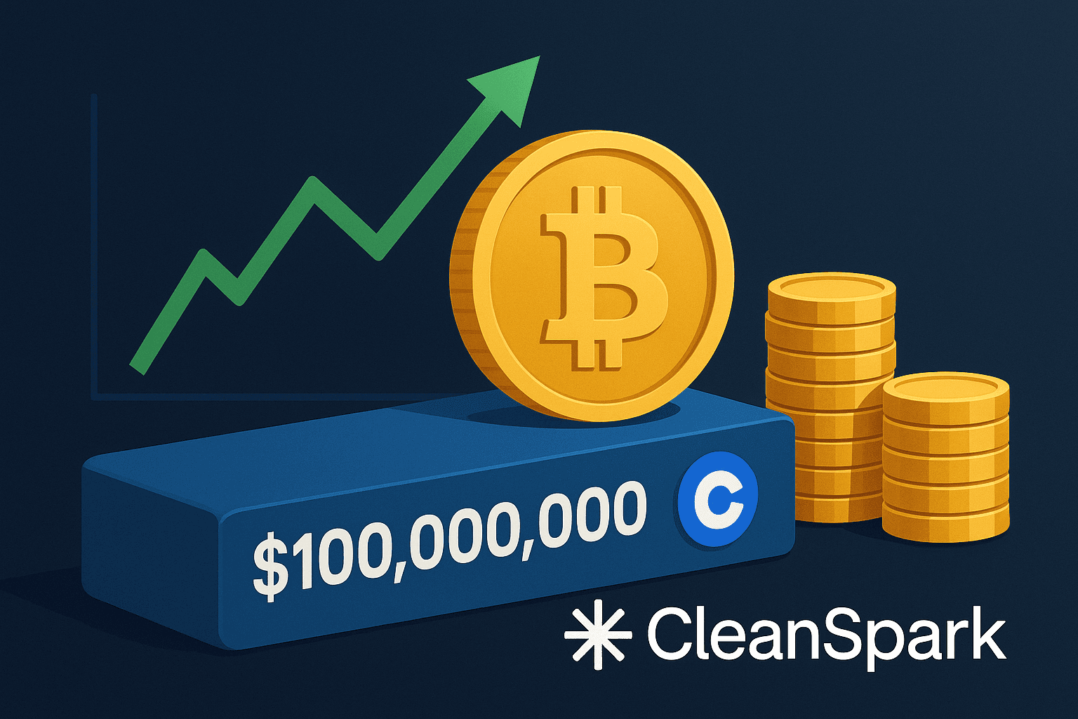 CleanSpark Secures $100 Million Credit Facility from Coinbase Prime