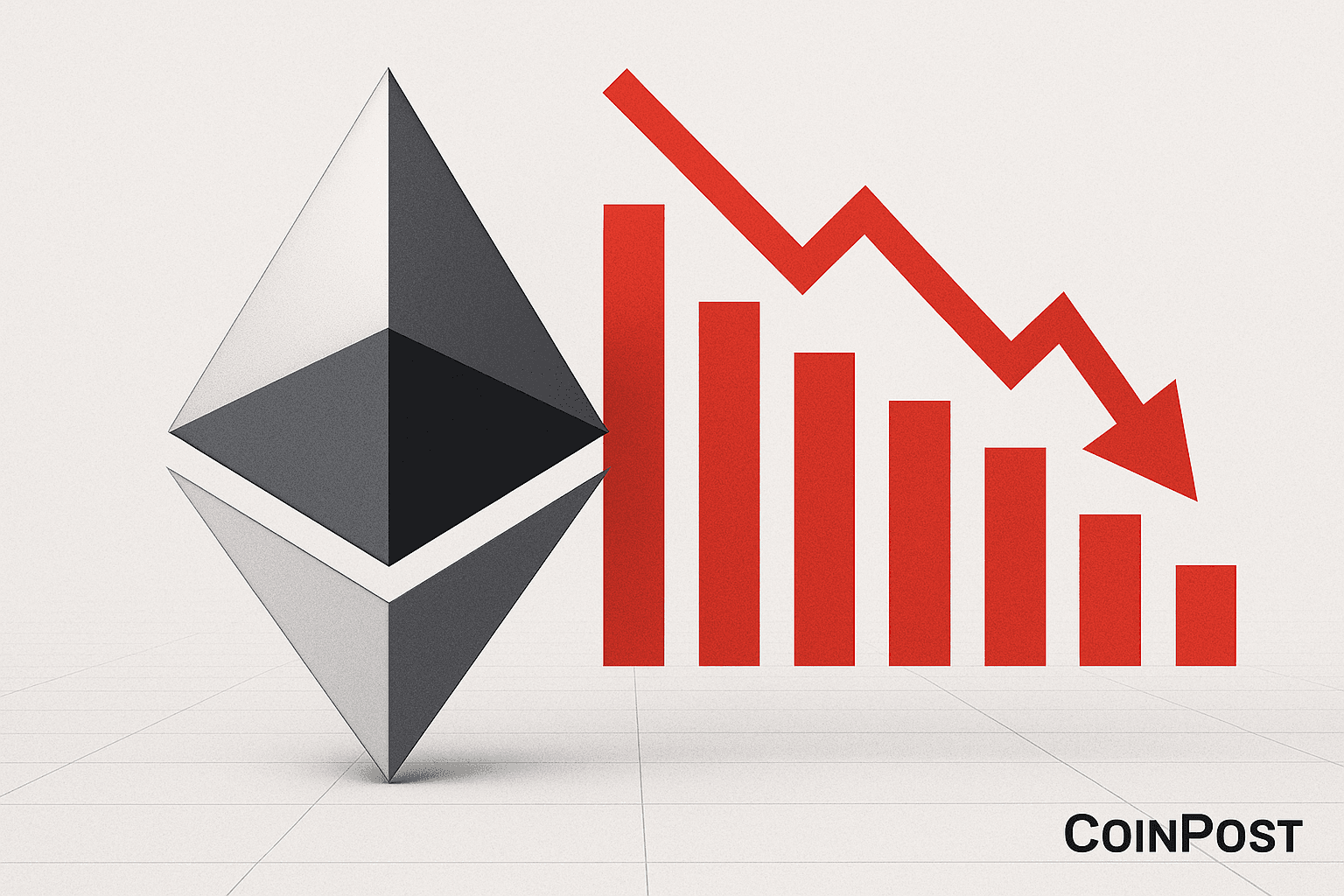 イーサリアム現物ETF、9ファンド合計で7,595万ドルの純流出