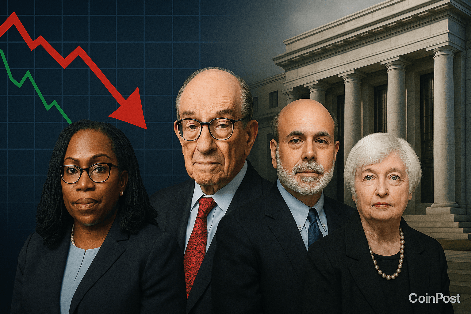 Former Fed Leaders Back Governor Cook in Supreme Court Case