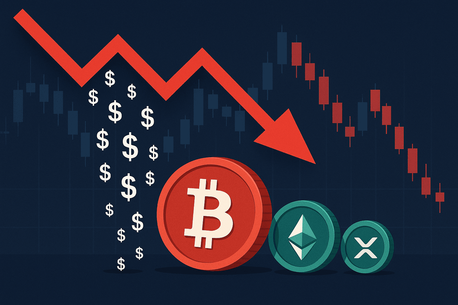 米利下げ不透明感で暗号資産ファンド、週間流出額は8億1200万ドル