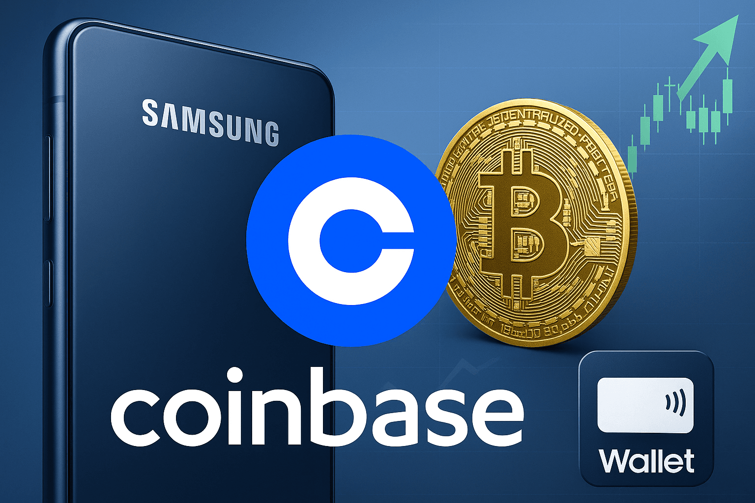 サムスンとコインベースが提携、7,500万台の端末に仮想通貨アクセスを提供